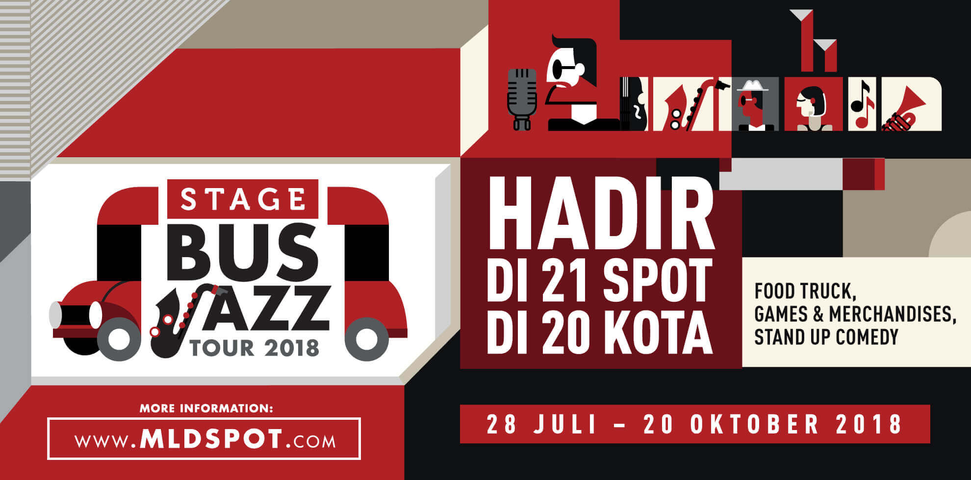 Stage Bus Jazz Tour 2018: Kolaborasi Tidak Biasa Dari Para Musisi
